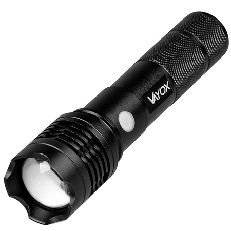 Taktische Hand-Taschenlampe Leistungsstarke XHP50 800lm ZOOM USB-C VA0116 Vayox