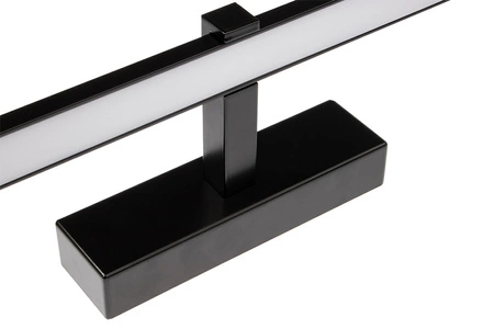 VENUS Spiegelleuchte LED Badezimmer Wandleuchte 24W 1680lm Schwarz Neutral 120cm