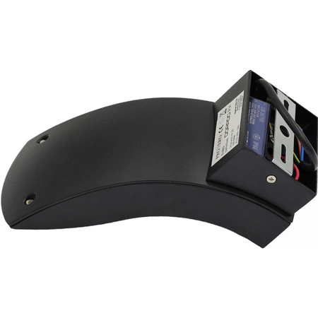 Wandleuchte Außen 10W, Garten-Wandleuchte IP54 840lm 4000K Schwarz DORADO LUMILED