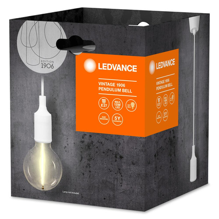 E27 Hängeleuchte Weiß Vintage 1906 Pendel Ledvance