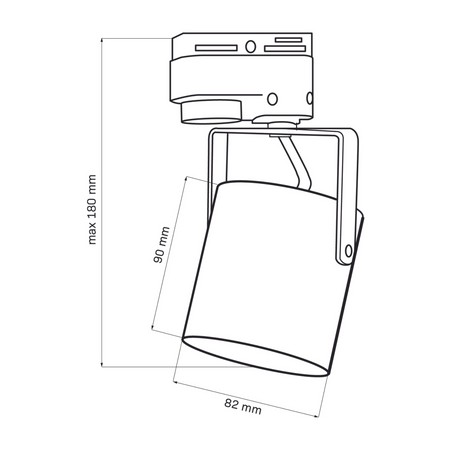 GU10 Weiß für BUSbar Minor POLUX