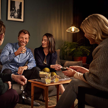 LED-Lampe E27 A60 10W = 75W 1100lm 3000K Warm 260° LUMILED