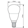LED-Kugellampe E14 P45 5W = 40W 470lm 2700K Warm PHILIPS