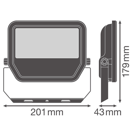 LED-Flutlicht 41W 6000lm 4000K IP66 Weiß LEDVANCE Flutlicht