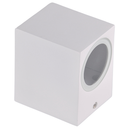 Garten-Wandleuchte mit LED 1x GU10 BOSTON GOLDLUX (Polux) ALUMINIUM Weiß