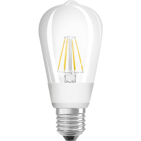 LED-Lampe E27 ST64 CL 4W = 40W 470lm 2700K Warm 300° Glühfaden OSRAM Parathom