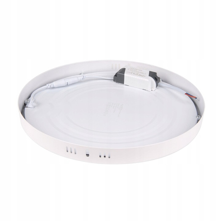 LED-Panel Deckenleuchte 24W 1920lm 4000K Neutrale Anbauleuchte Rund weiß Proma Masterled