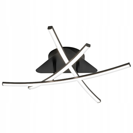 Geometrische Deckenleuchte PLAFON LED-Kronleuchter MODENA LORIA 29W 4000K schwarz