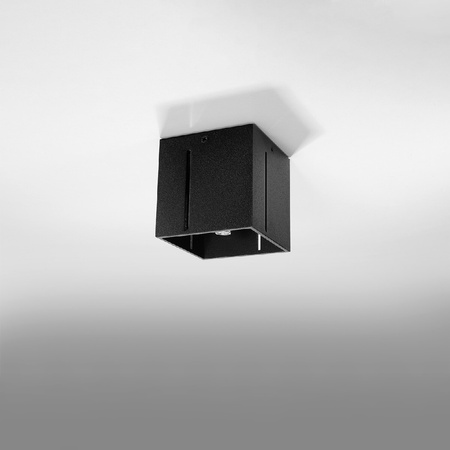 PIXAR-Anbauleuchte G9 Cube Schwarz SOLLUX