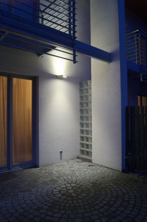 Außengarten-Fassadenlampe LED-WANDLAMPE RADIUS 6144S-1 9W 605lm 4100K Neutral Su-Ma