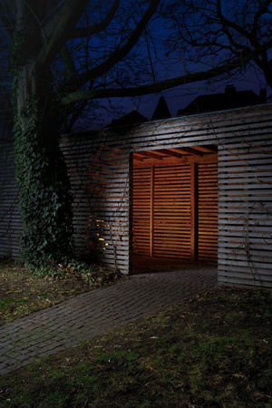 27W 4000K IP55 Graues LED Fluter mit LEDVANCE Floodlight Endura Pro Bewegungssensor