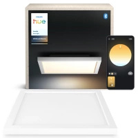 Panel LED Deckenanbauleuchte 30x30 cm 19W 1940lm IP20 Weiß Ambiente TW Weiß Smart SMART Zigbee Bluetooth Aurelle Philips HUE