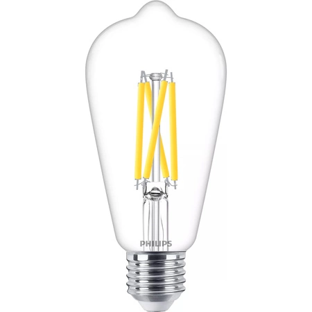 Edison E27 ST64 LED Lampen 5,9 W = 60 W 806 lm 2700 warmes Filament PHILIPS Dimmbar