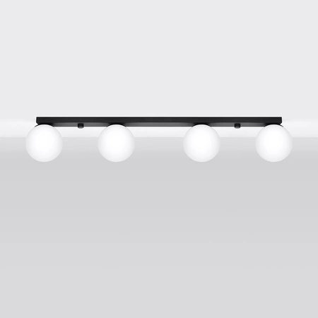 YOLI 4 4xG9 Schwarz Modern SOLLUX Deckenleuchte