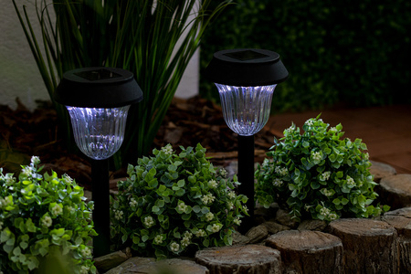 LED Solar Gartenlampe Drive 5500-6000K IP44 38cm Dämmerungssensor