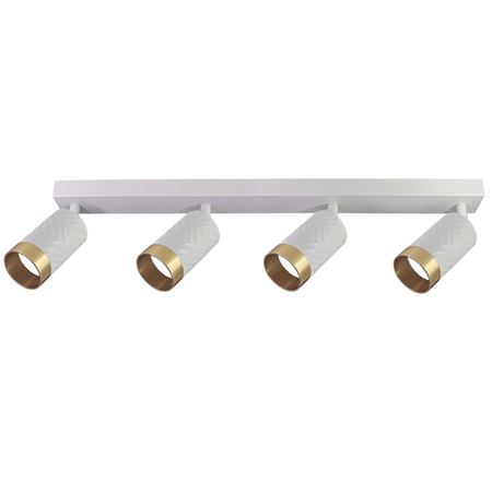 LED Decken-/Wandleuchte 4 x GU10 ARRAS Weiß GOLDLUX (Polux)