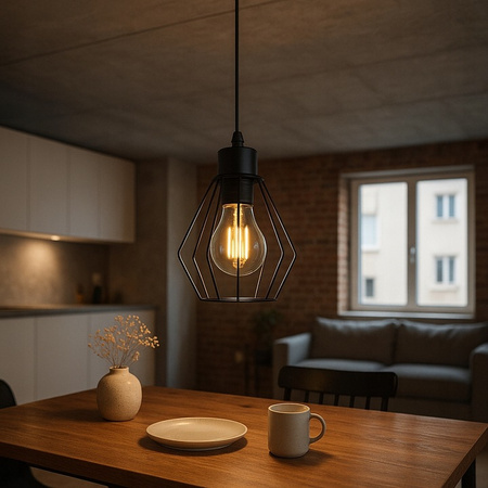 Masterled E27 Schwarz Otto Decke Pendelleuchte