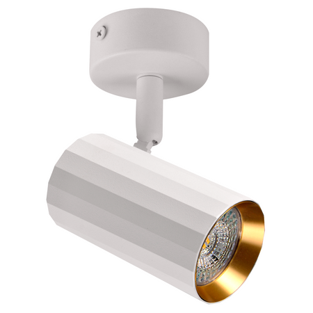 Wand- und Deckenstrahler GU10 Weißgold NICEA Sanico Goldlux