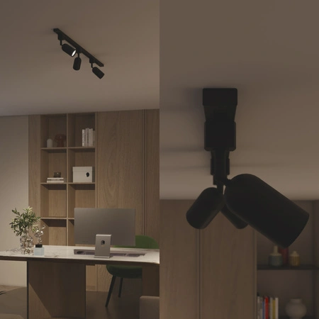 LED GU10 Schwarz EasyLink Shea Philips Stromschienenstrahler