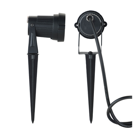 LED-Strahler für den Außenbereich 5W 400lm 3000K Warm IP65 Schwarz Blake Kobi