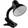 Verstellbare Tischleuchte LIRIA School Night Light E27 Clip Schwarz LUMILED