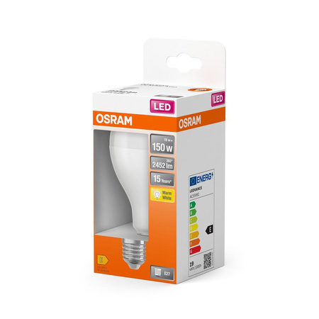 LED Leuchtmittel E27 A60 19W = 150W 2452lm 2700K Warm 200° OSRAM STAR