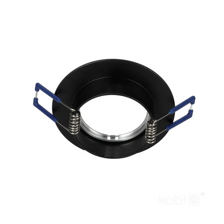 Flush-mounted GU10 Halogen Einbaustrahler Schwarz Rund Kobi