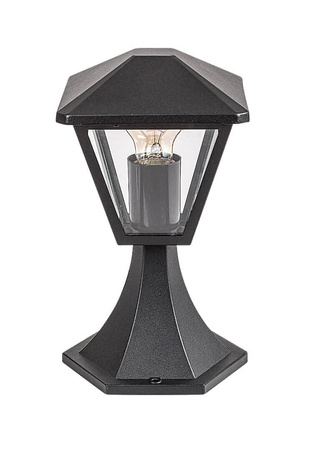 LED-Gartenleuchte für den Außenbereich PARAVENTO E27 IP44 Standmast 30 cm Schwarz RABALUX