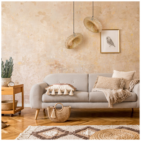 Bambus E27 Boho Bemidi Kobi Dekorative Hängelampe