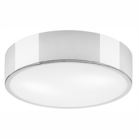 Plafond LED-Deckenleuchte DANTE 2xE27 Weiß Chrom Metall LD.PD-6.15 Lamkur