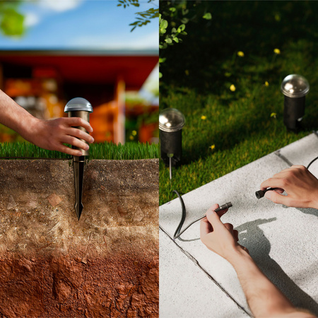 Gartenleuchte für den Außenbereich PIPE 30cm LED 1.5W 180lm 2700K Edwina Philips