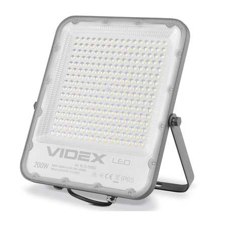 LED Strahler 200 W 24000 lm 5000 K IP65 Grau VIDEX DAVIS