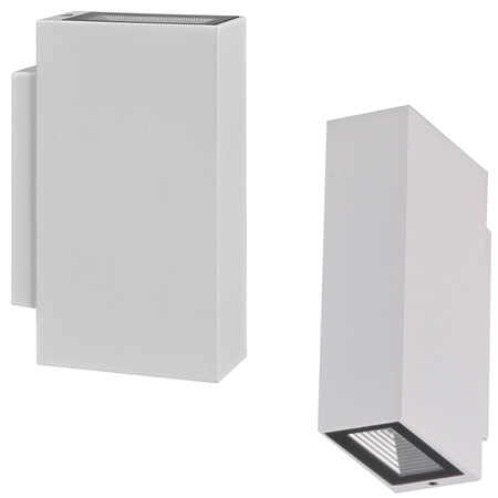 LED Elevation Wandleuchte Weiß Oben/Unten 2x2,5W 4000K Neutral ORLEAN GOLDLUX (Polux)