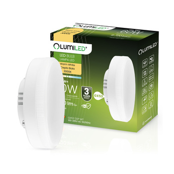 LED-Lampe GX53 8W = 60W 720lm 3000K Warm 120° LUMILED