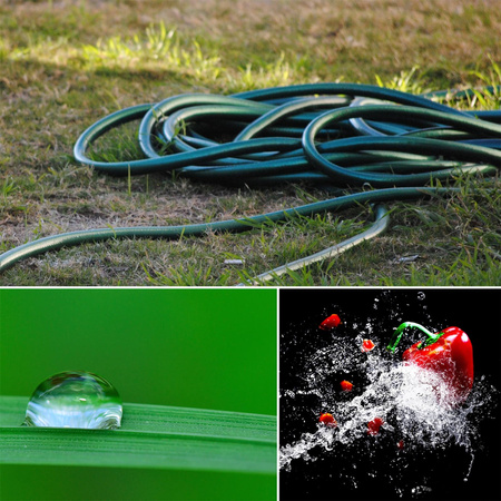 Gartenwasserschlauch 3 Schichten mit geflochtenem 3/4" 30m stark ECONOMIC CELLFAST