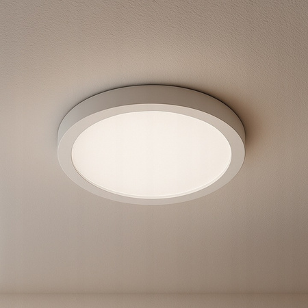 LED-Panel Deckenleuchte 12W 960lm 4000K Neutrale Anbauleuchte Rund weiß Proma Masterled