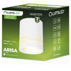 Aufputz HALOGEN Spot Tuba Beweglich ARISA GU10 LUMILED Rund Weiß 80mm