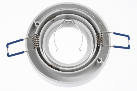 HALOGEN Einbaustrahler Tuba Spot, beweglich GU10 Rund Weiß 20mm MIDI + LED GU10 6W 3000K LUMILED