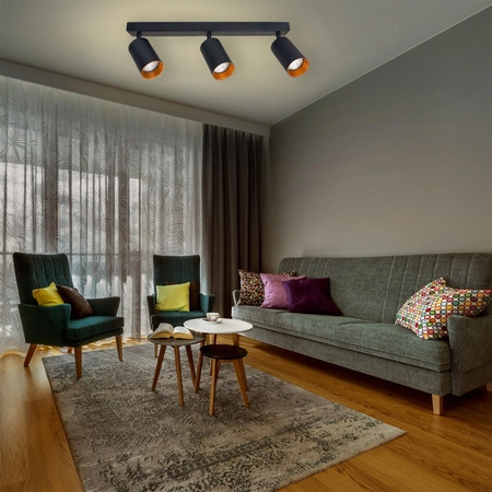 ERIS GOLD 3xGU10 LED Deckenleuchte verstellbar