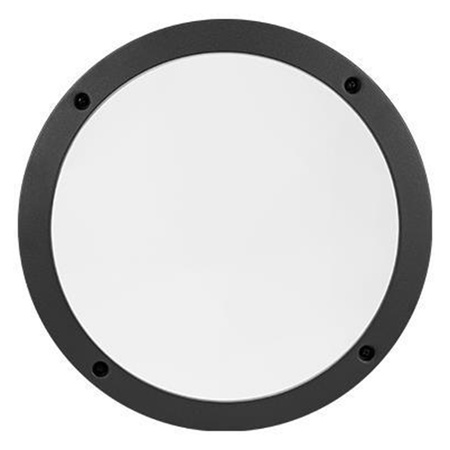 Gartenlampe Außenwandlampe 2x E27 270° Schwarz IP44 Rund Paula Masterled