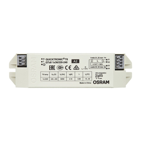 QUICKTRONIC QTZ8 Elektronisches Vorschaltgerät 1X36 220-240V OSRAM