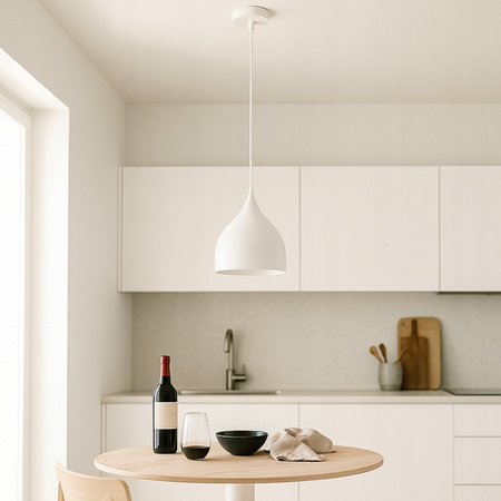 Masterled E27 Weiß Como Hängelampe