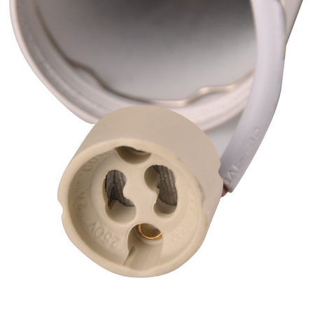 Decke Hängelampe GU10 Weiß Silber BAMBOO Sanico Goldlux