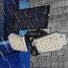 LED Solarstrahler 78x LED 15W 450lm Kaltbewegungssensor IP65