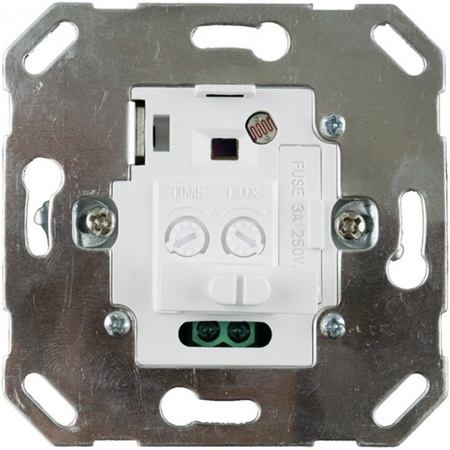 PIR-Bewegungs- und Dämmerungssensor Unterputzmontage 160° 9 m intern für Box Weiß