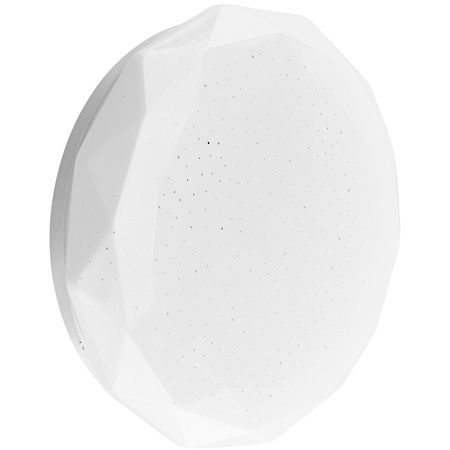 LED Plafond Aufbaumontage 18W IP44 Rund GLORY 2 Diamant 33cm LUMILED