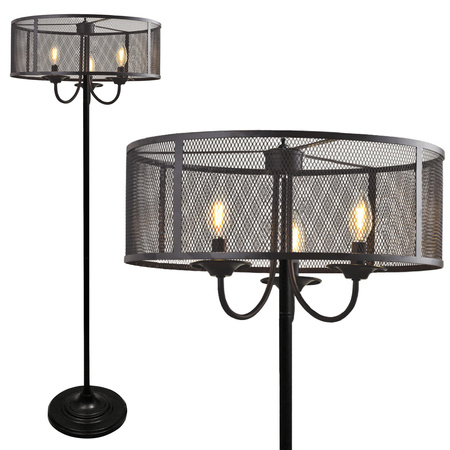 Soho Stehleuchte 3xE14 GOLDLUX (Polux) schwarz