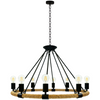 ROPE Arthur Hänge-Deckenleuchte 8xE27 ROPE LOFT Vintage - GOLDLUX (Polux)
