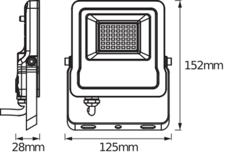 LED Fluter 20W 3000K 1600lm RGB IP65 LEDVANCE Flood Smart + WiFi + REMOTE
