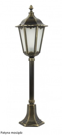 Außengartenlampe LATERNE E27 Retro Classic K 5002/3 84cm schwarz Su-Ma